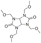 2,4,6,8-tetrakis(methoxymethyl)-2,4,6,8-tetrazabicyclo[3.3.0]octane-3, 7-dione Structure