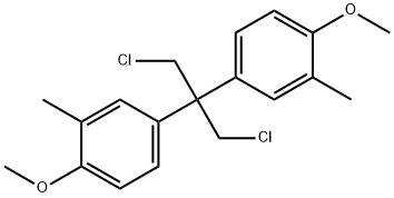 4-[1,3-dichloro-2-(4-methoxy-3-methyl-phenyl)propan-2-yl]-1-methoxy-2-methyl-benzene Structure