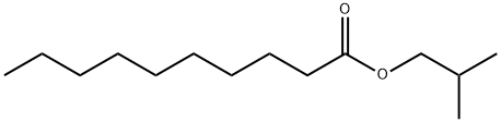 ISOBUTYL DECANOATE 구조식 이미지