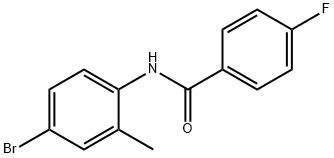 N-(4-bromo-2-methylphenyl)-4-fluorobenzamide Structure