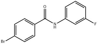 4-Бром-N-(3-фторфенил) бензамид структурированное изображение