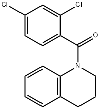 1-(2,4-디클로로벤조일)-1,2,3,4-테트라히드로퀴놀린 구조식 이미지