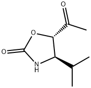 2-Oxazolidinone, 5-acetyl-4-(1-methylethyl)-, (4R,5S)- (9CI) 구조식 이미지