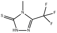 4-METHYL-5-(TRIFLUOROMETHYL)-1,2,4-TRIAZOLIN-3(2H)-THIONE Structure