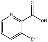 3-BROMOPYRIDINE-2-CARBOXYLIC ACID 구조식 이미지