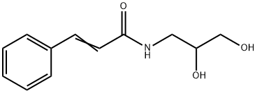 N-(2,3-디히드록시프로필)-3-페닐프로펜아미드 구조식 이미지