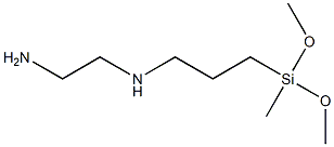 N-(3-(디메톡시메틸실릴)프로필)-1,2-에탄디아민 구조식 이미지