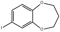 7-IODO-3,4-DIHYDRO-2H-1,5-BENZODIOXEPINE 구조식 이미지