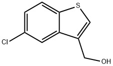 (5-CHLORO-1-BENZOTHIOPHEN-3-YL)METHANOL 구조식 이미지