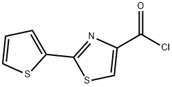 2-(2-티에닐)-1,3-티아졸-4-카보닐염화물 구조식 이미지