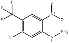 1-[5-CHLORO-2-NITRO-4-(TRIFLUOROMETHYL)PHENYL]HYDRAZINE Structure