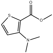 메틸3-(디메틸아미노)티오펜-2-카르복실레이트 구조식 이미지