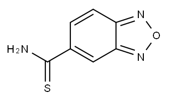 2,1,3-BENZOXADIAZOLE-5-CARBOTHIOAMIDE 구조식 이미지