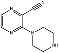3-PIPERAZIN-1YLPYRAZINE-2-CARBONITRILE Structure