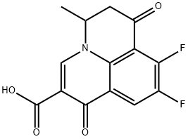 8,9-DIFLUORO-5-METHYL-1,7-DIOXO-6,7-DIHYDRO-1H,5H-PYRIDO[3,2,1-IJ]QUINOLINE-2-CARBOXYLIC ACID Structure
