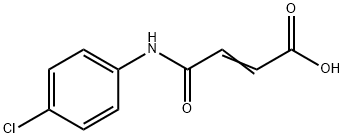 4-(4-CHLOROANILINO)-4-OXOBUT-2-ENOIC ACID Structure