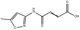 4-[(5-METHYLISOXAZOL-3-YL)AMINO]-4-OXOBUT-2-ENOIC ACID 구조식 이미지