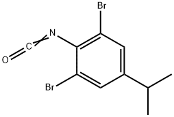 2,6-DIBROMO-4-ISOPROPYLPHENYL ISOCYANATE Structure