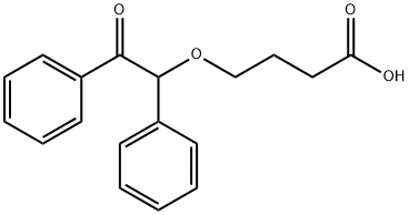 4-OXO-4-(2-OXO-1,2-DIPHENYLETHOXY)BUTANOIC ACID Structure