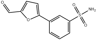3-(5-FORMYL-2-FURYL)BENZENESULFONAMIDE Structure