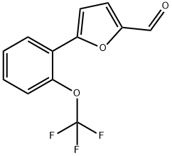 5-[2-(трифторметокси)фенил]-2-фуральдегид структурированное изображение
