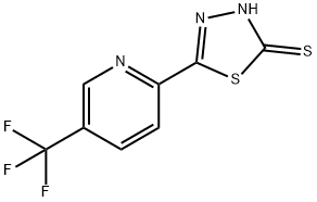 5-[5-(TRIFLUOROMETHYL)PYRIDIN-2-YL]-1,3,4-THIADIAZOLE-2-THIOL Structure