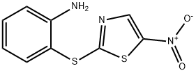 2-(2-아미노페닐티오)-5-니트로티아졸 구조식 이미지