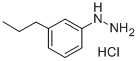 1-(3-PROPYLPHENYL)HYDRAZINE HYDROCHLORIDE Structure