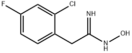 2-(2-클로로-4-플루오로페닐)-N'-하이드록시에탄이미다미드 구조식 이미지