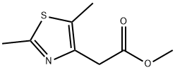 메틸2-(2,5-DIMETHYL-1,3-THIAZOL-4-YL)아세트산 구조식 이미지
