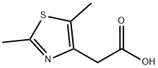 2-(2,5-диметил-1,3-тиазол-4-ил)уксусная кислота структурированное изображение