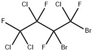 1,2-디브로모-1,3,4,4-테트라클로로-1,2,3,4-테트라플루오로부탄 구조식 이미지