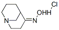 1-AZABICYCLO[3.3.1]NONAN-4-ONE OXIME HYDROCHLORIDE 구조식 이미지