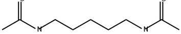 bis-(acetyl)diaminopentane Structure