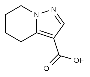 Pyrazolo[1,5-a]pyridine-3-carboxylic acid, 4,5,6,7-tetrahydro- 구조식 이미지