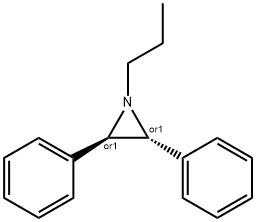 TRANS-2 3-DIPHENYL-1-PROPYLAZIRIDINE Structure