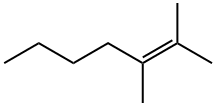 2,3-DIMETHYL-2-HEPTENE Structure