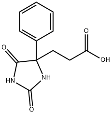 3-(2,5-DIOXO-4-PHENYL-IMIDAZOLIDIN-4-YL)프로피온산 구조식 이미지