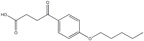 4-OXO-4-(4-PENTYLOXY-PHENYL)-BUTYRIC ACID Structure