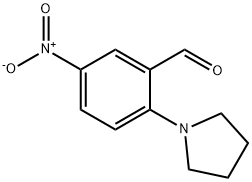 5-Nitro-2-pyrrolidin-1-ylbenzaldehyde Structure