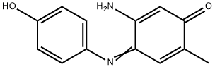 (4'-히드록시페닐)-3-아미노-6-메틸벤조퀴논이민 구조식 이미지