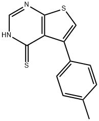 5-(4-METHYLPHENYL)THIENO[2,3-D]PYRIMIDINE-4(3H)-THIONE Structure