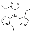 TRIS(ETHYLCYCLOPENTADIENYL)GADOLINIUM(I& 구조식 이미지