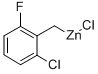 2-CHLORO-6-FLUOROBENZYLZINC CHLORIDE Structure
