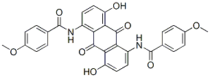 3076-87-7 N,N'-(9,10-dihydro-4,8-dihydroxy-9,10-dioxoanthracene-1,5-diyl)bis[4-methoxybenzamide]