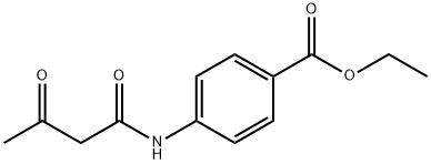 ethyl 4-(acetoacetylamino)benzoate Structure