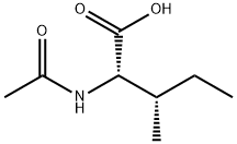 N-Acetyl-L-isoleucine 구조식 이미지
