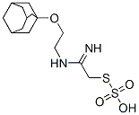 티오황산수소S-[2-[2-[(아다만탄-1-일)옥시]에틸아미노]-2-이미노에틸]에스테르 구조식 이미지