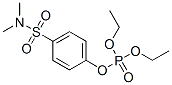 Phosphoric acid diethyl 4-(dimethylaminosulfonyl)phenyl ester Structure