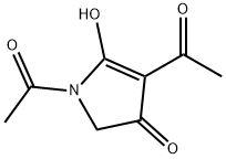 3H-Pyrrol-3-one,  1,4-diacetyl-1,2-dihydro-5-hydroxy- Structure